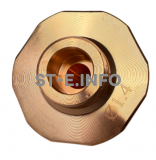 Сопло шестигранное для лазерной резки Raytools д.1,2мм арт. BD32-15-12-S - st-e.info - Ковров