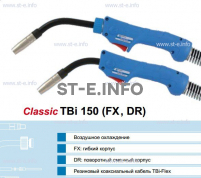 Горелка для полуавтоматической сварки TBi 240-blue-ESG, длина 5 метров - st-e.info - Ковров