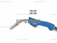 Горелка для полуавтоматической сварки TBi 250-blue-ESG, длина 4 метра - st-e.info - Ковров