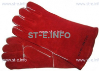 Перчатки-краги сварщика TETU 104 KEVLAR RED - st-e.info - Ковров