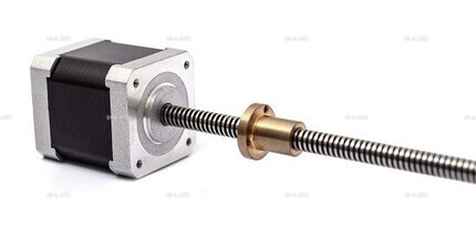 Шаговый двигатель 42HSL48-1204JA08-E150 (Tr8*8) - st-e.info - Ковров