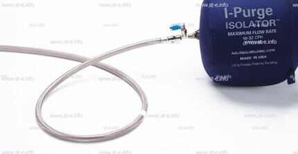 Односторонняя заглушка с трубкой и клапаном ISO 44" (1117 mm)  - st-e.info - Ковров
