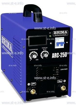 Сварочный аппарат Brima (инвертор) ARC 250 (220/380В) - st-e.info - Ковров