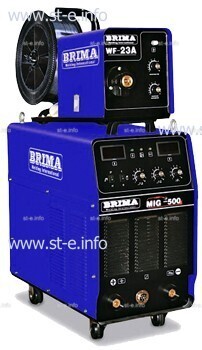 Сварочный инверторный полуавтомат Brima MIG-500 - st-e.info - Ковров