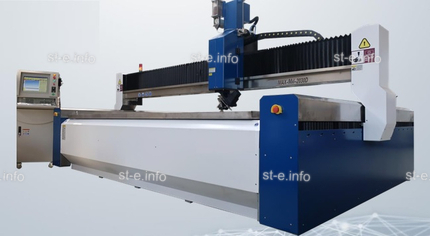 Станок гидроабразивной резки Waterjet-6020 (Рабочая зона 6000*2000м) - st-e.info - Ковров